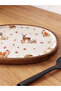 Lcw Home Mixed Animal Patterned Round Plate with Wooden Detail - 2