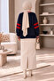 College Jacket Style Casual Cardigan - 4