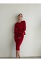 Ruffled Asymmetrical Cut Cardigan Skirt Knitwear Set - 3