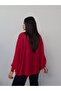 Transparent Textured Knit Poncho Blouse - 6