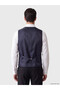 Vizyon New Season Navy Blue Slim Fit Men's Classic Vest - 3