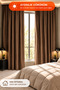 Blackout Background Curtain |   Blackout |   Extrafoam Drawstring Use |   Custom Size |   Rich Color Options - 3