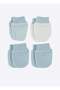 Organic Mery 4-Pack Gloves Blue - 2