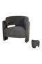 Fixed Recliner Chair - Gray - 2