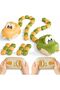 Magnetic Snake Game, Competitive Battle with Remote Control Snake fun magnetic remote control snake with lights & sounds, rechargeable, 2-player interactive competitive family game