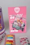 X Dekomus Licensed Pink Paws Collection 7-Piece Stationery Set Metal Pen Holder, Notepad, Pencil, Ruler, Eraser, Pencil Sharpener, Paper Clip Set - 5