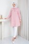 Women's Collar Detail Ruffled Yoke Shirt - 3