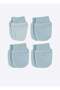 Organic Mery 4-Pack Gloves Blue - 3