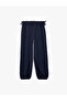 Balon Form Trousers with Bow and Elastic Waist, Loose Fit - 2