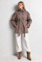 High Collar Belted Trench Coat Lgx0020 Vi̇zon