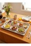 Tray Breakfast Food Presentation Set 6 Pieces - 4