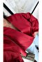 Women's Double-Breasted V-Neck Snap Button Balloon Sleeve Bomber Jacket - 2
