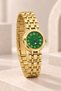 Nishon Women's Wristwatch Green Dial Gold Color Steel Band Roman Numerals Date Display Moon Phase Detailed Elegant Analog Watch 2026 Detailed Product Description Create - 2