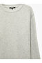 Ribbed Regular Fit Crew Neck Long Sleeve Sweatshirt - 3