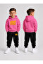Tracksuit Set Hooded Sweatshirt Bottom Top Set Boys 3 Threaded Threaded Winter Set