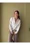 Turtleneck Zippered Soft Textured Sweatshirt - 2