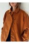 Ruby Bomber Jacket Coat Women's Cinnamon - 3
