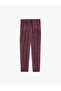 Comfortable Fit, Lace-Up Waist, Velvet Pajama Bottoms