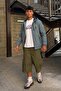 Men's Lined Zippered Hooded Mint Raincoat & Windbreaker - 2