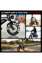 V8 Mini Electric Bike 750W Motor (1255W Peak Power) – 48V 15.6Ah Battery, 50KM/H Speed, 60KM Range, Bluetooth Speaker, Artificial Engine Sound, Dual Disc Brakes - 5