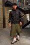 Men's Lined Zippered Hooded Black Raincoat & Windbreaker - 2
