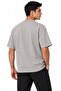 Unisex Half Oversize Crew Neck Cotton Printed T-Shirt - 4