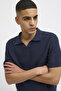 Men's Midnight Blue Polo Neck T-Shirt (Model Code:12273012) - 4