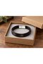 Morcello Darkwood Dark Brown Leather Men's Bracelet - Four-Row Design - 2