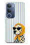 Vivo Y19S Compatible Transparent Phone Case with Dalmatian Dog Pattern
