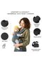 - Zavii Convertible Baby Carrier, Newborn-Toddler - Grey - 8