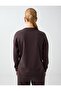 Acı Kahve Relaxed Fit Crew Neck Modal Sweatshirt - 6