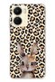 Vivo Y16 Compatible Leopard Pattern Rabbit Pattern Transparent Phone Case