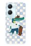 Vivo Y18 Compatible Cool Crocodile Pattern Transparent Phone Case