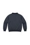 Men's Large Size Melange Indigo Thessaloniki Polo Collar Sweatshirt 3Xl-4Xl-5Xl-6Xl-7Xl-8Xl - 5