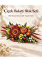 Decorative Dry Flower Arrangement Building Blocks Set 812 Pieces Adult Hobby and Decor Set - 2
