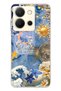Vivo Y36 Compatible Moon Sun Vintage Sky Pattern Transparent Phone Case