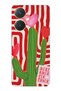 Vivo Y27 Compatible Cactus Patterned Transparent Phone Case