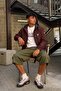 Men's Lined Zippered Hooded Burgundy Raincoat & Windbreaker - 3