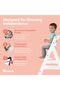 Alpha+ Wooden Highchair, White - FSC Sustainable Certified Beechwood, 6 Months to Adult, Toddler Feeding and Entertainment Chair - 4