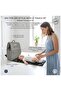Rilo Diaper Backpack 7pc-Set with Changing Mat, Wet Bag & Pouches - Stone Grey - 8