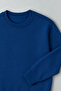 Crew Neck Sweatshirt Top and Bottom Set Boys' Tracksuit Set 3 Thread Threaded Winter Set - 2