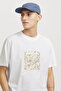 Jack&Jones Tarmac Camo Front Crew Neck Men's White Round Neck T-Shirt - 4