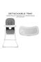 Cris Compact Foldable Highchair For Child - Grey/White - 6