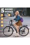 F2 Electric Bike for Adults 350W Motor, 36V 13Ah Removable Battery, 32KM/H Max Speed, 40–80KM Range, Carbon Alloy Frame, 26 Inches Tires, Shimano 7-Speed, Dual Disc Brakes - 5