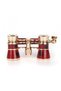 Glb-Stl41414 Exquisitely Embroidered, Theater/Opera Binoculars 3X25 Solid Brass Metal Coated Retro Brown - 5