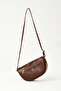 Marakes Women's Burgundy Shoulder Bag with Zipper and Long Shoulder Strap