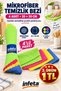 4 Pieces Round Microfiber Cleaning Cloth (30X30Cm) 2. Product 1 Tl