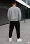 Unisex Oversize Sweatshirt Tracksuit Set – Winter Sweatshirt, Seasonal 2-Yarn Tracksuit Bottom and Top Set - 2