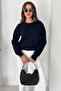 Women's Crew Neck Basic Knitwear Sweater