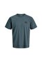Charcoal Jjcleveland Solid Patchwork Crew Neck T-Shirt